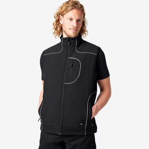 MARTIN Softshell-Weste schwarz