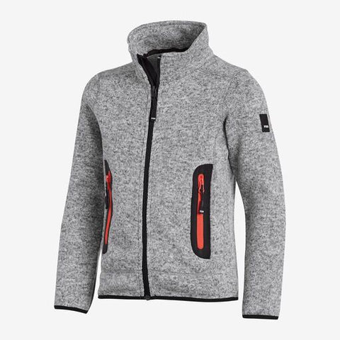 MATS Strick-Fleece-Jacke Kinder anthrazit