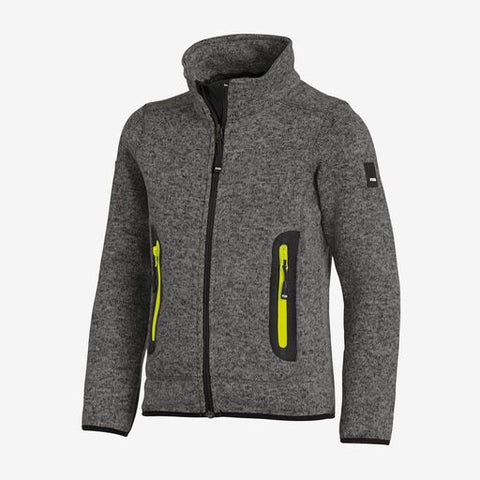 MATS Strick-Fleece-Jacke Kinder anthrazit