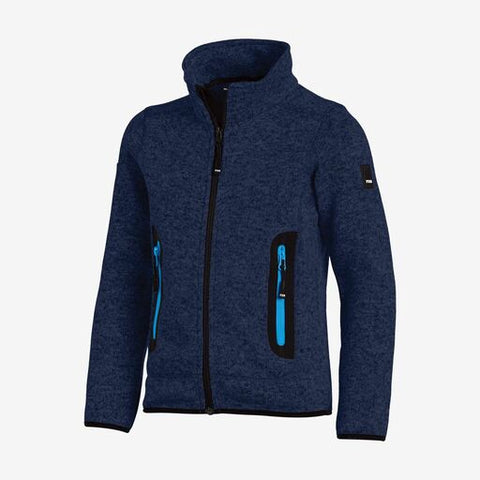 MATS Strick-Fleece-Jacke Kinder anthrazit