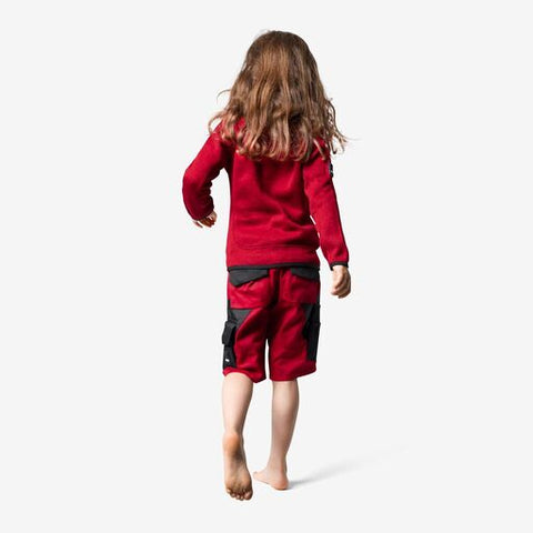 MATS Strick-Fleece-Jacke Kinder anthrazit