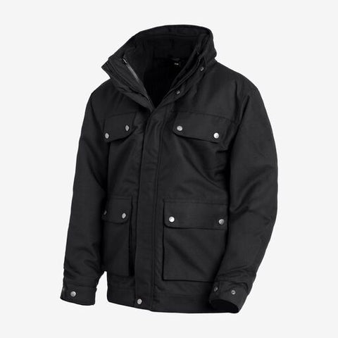 MATTHIAS Arbeitsjacke 1+1 schwarz