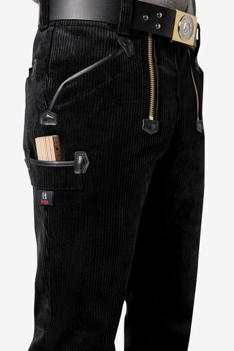 MICHAEL Zunfthose Trenkercord  Dreidraht schwarz