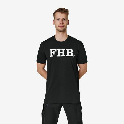 PHIL T-Shirt mit FHB-Logo schwarz