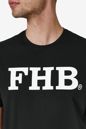 PHIL T-Shirt mit FHB-Logo schwarz