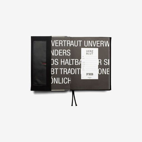 ROLF FHB Notizbuch mit Kalendarium schwarz OSI