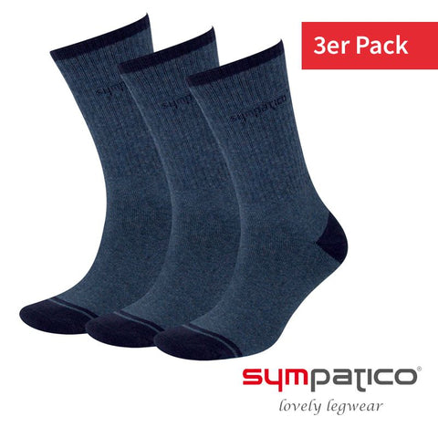 Sympatico Sportsocke 3er Pack | Perfekt für die Arbeit