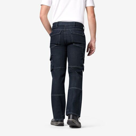 WILHELM Stretch-Jeans Arbeitshose schwarzblau