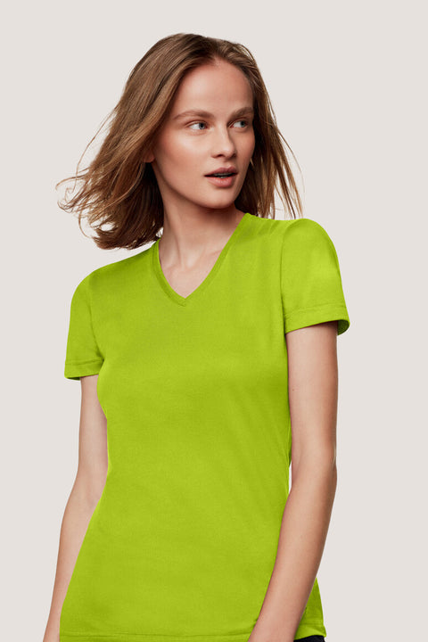 HAKRO Damen V-Shirt MIKRALINAR