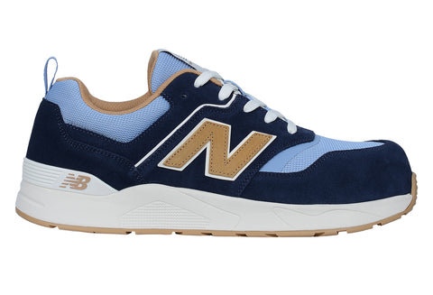 New Balance Elite Lite, Sicherheitsschuhe, S1 PL HRO FO SC SR, blau / coffee