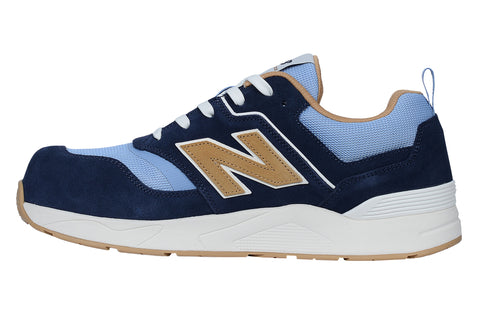 New Balance Elite Lite, Sicherheitsschuhe, S1 PL HRO FO SC SR, blau / coffee