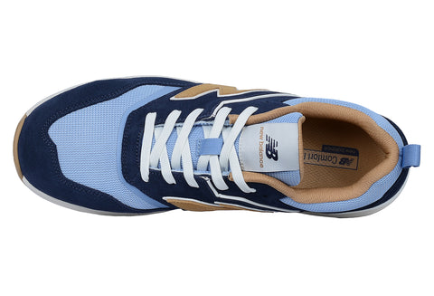 New Balance Elite Lite, Sicherheitsschuhe, S1 PL HRO FO SC SR, blau / coffee
