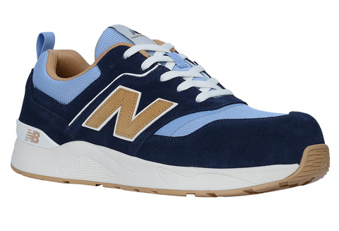 New Balance Elite Lite, Sicherheitsschuhe, S1 PL HRO FO SC SR, blau / coffee