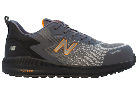 New Balance Speedware, Halbschuhe, S1 P SRC, grau / orange