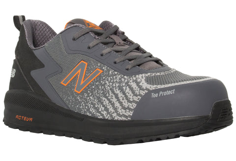 New Balance Speedware, Halbschuhe, S1 P SRC, grau / orange