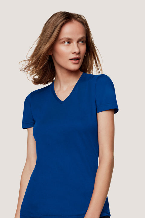 HAKRO Damen V-Shirt MIKRALINAR