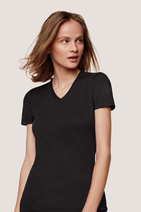 HAKRO Damen V-Shirt MIKRALINAR